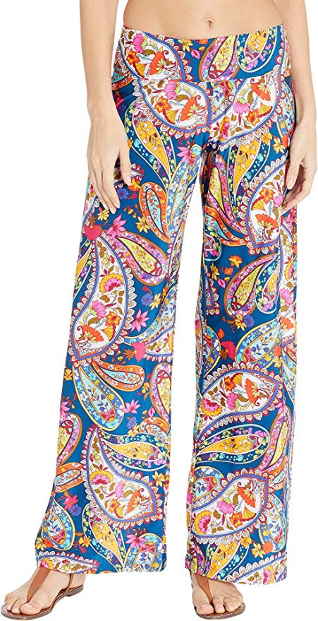 Trina Turk Paisley Cover Up Pants